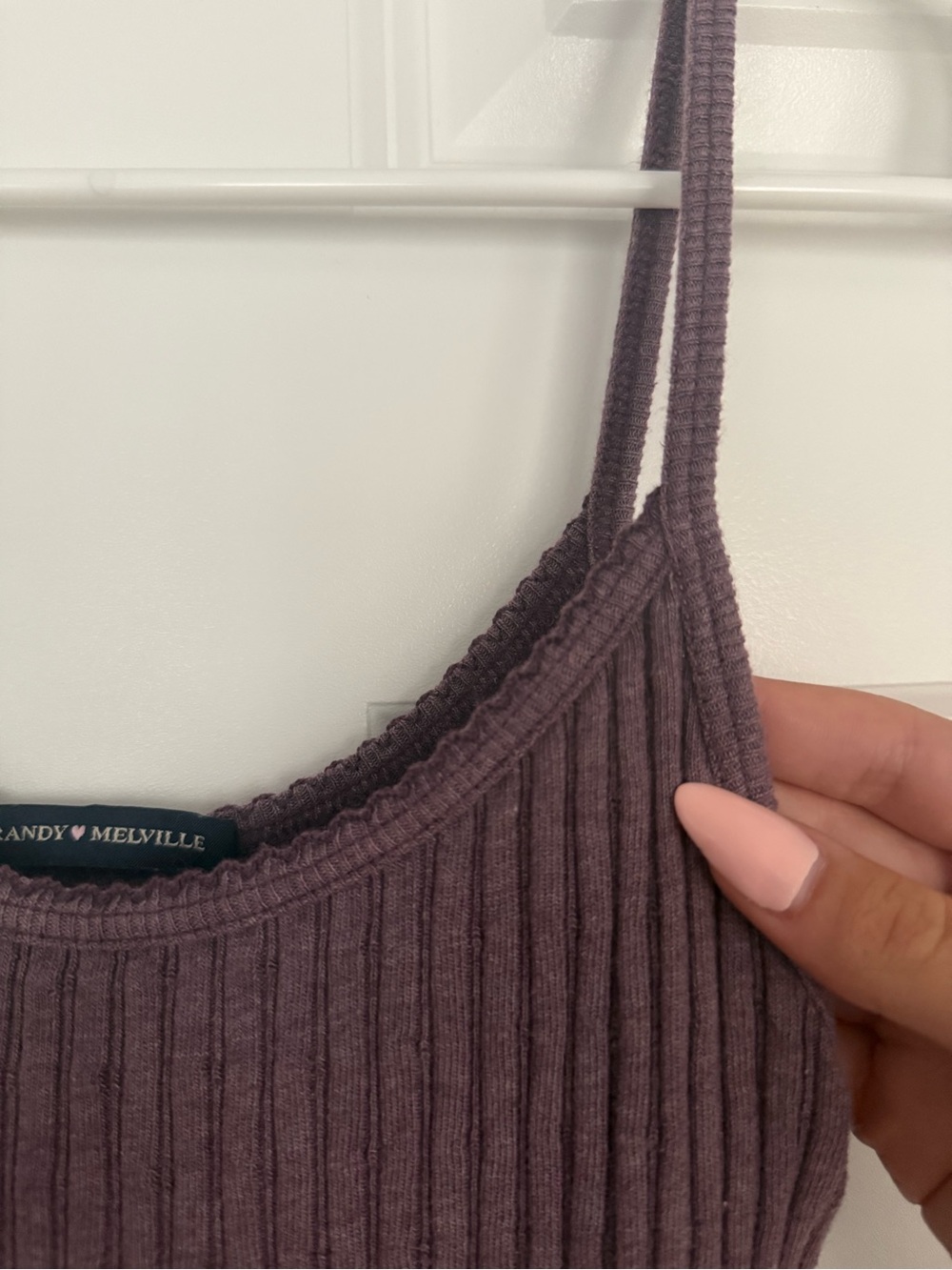 Brandy Melville Ribbed Tank - Picture 3 of 4